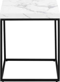 Salontafel Calen Marmer Wit 40x40cm - Giga Living