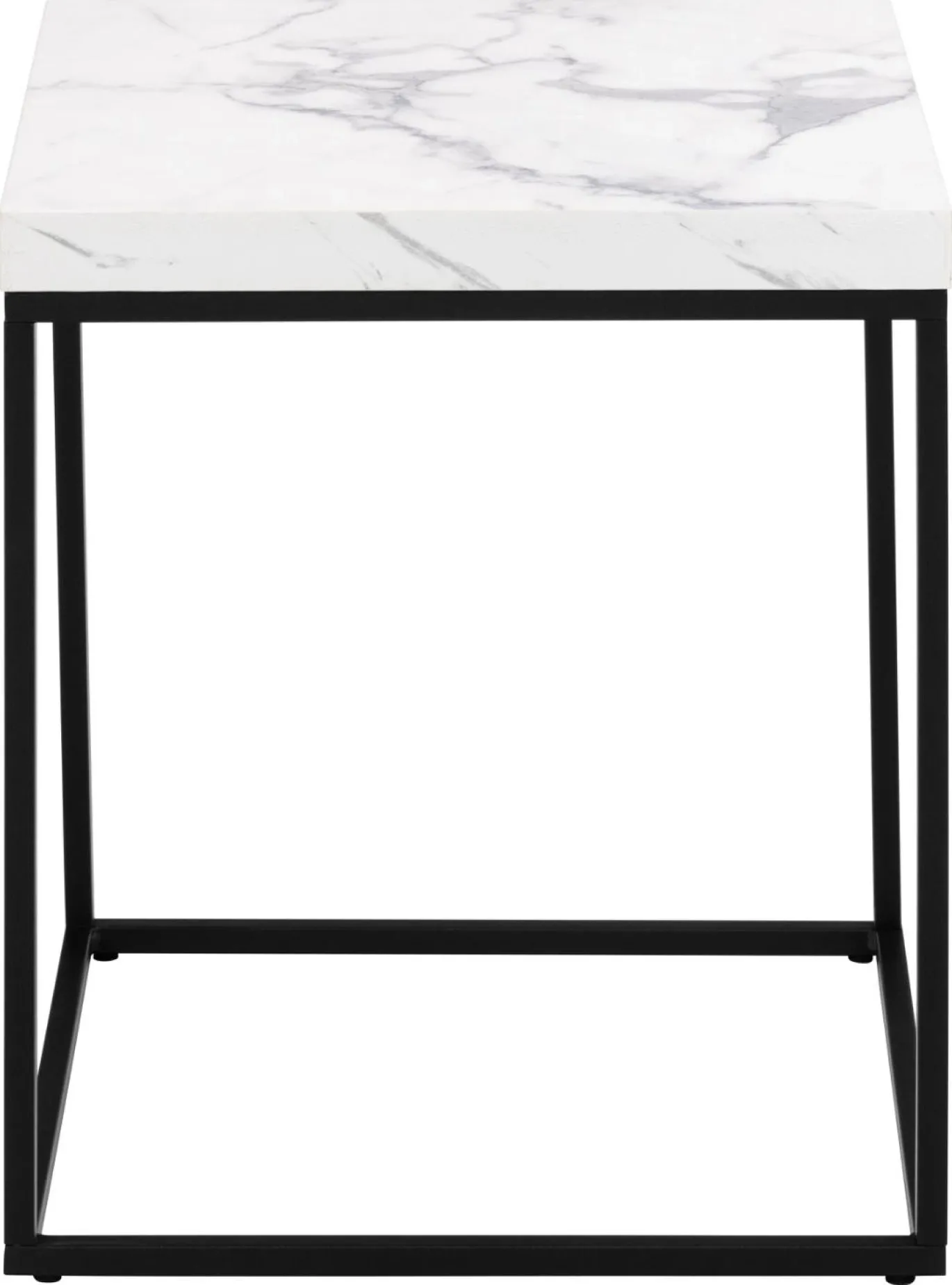 Salontafel Calen Marmer Wit 40x40cm - Giga Living