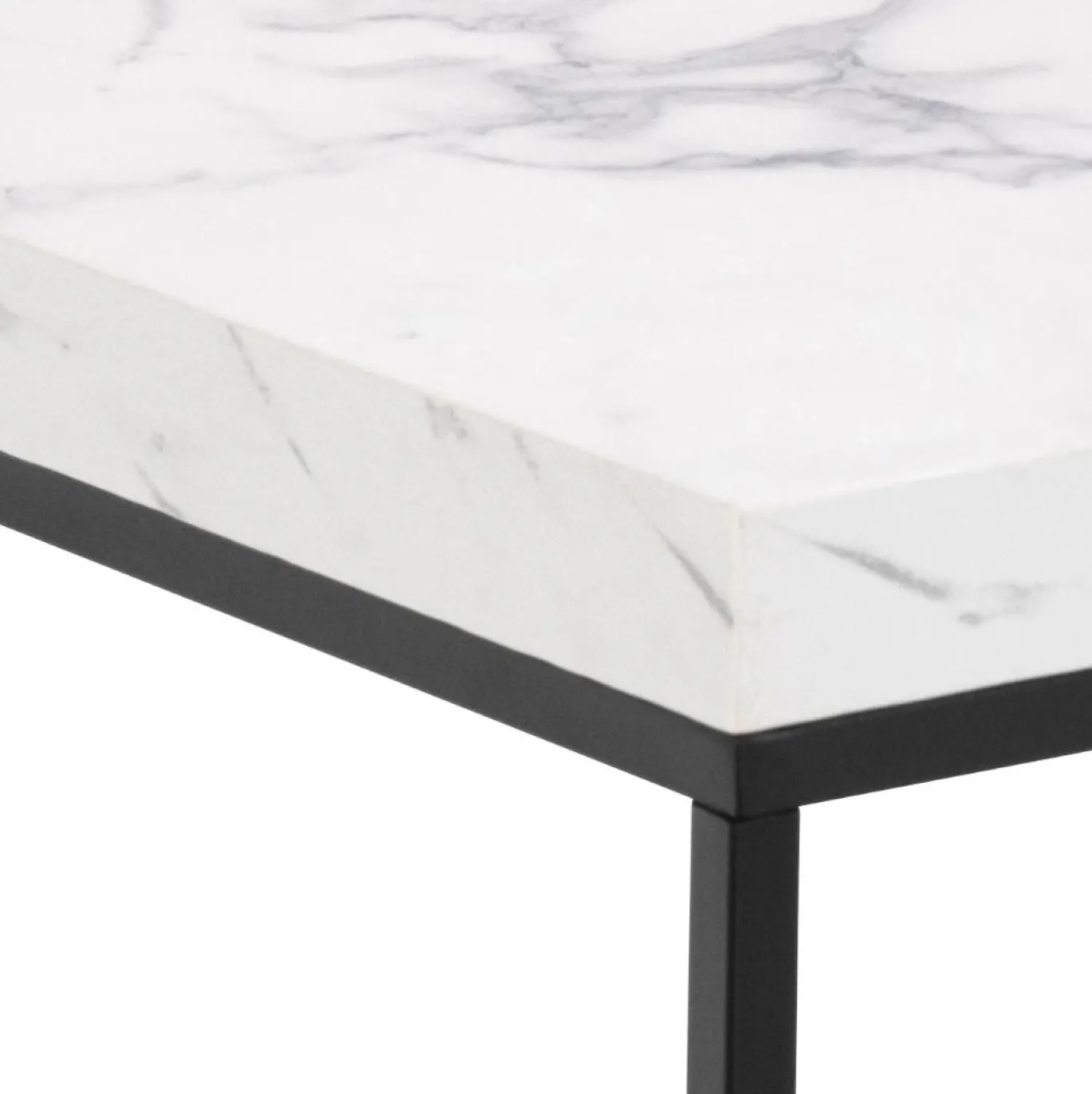 Salontafel Calen Marmer Wit 40x40cm - Giga Living