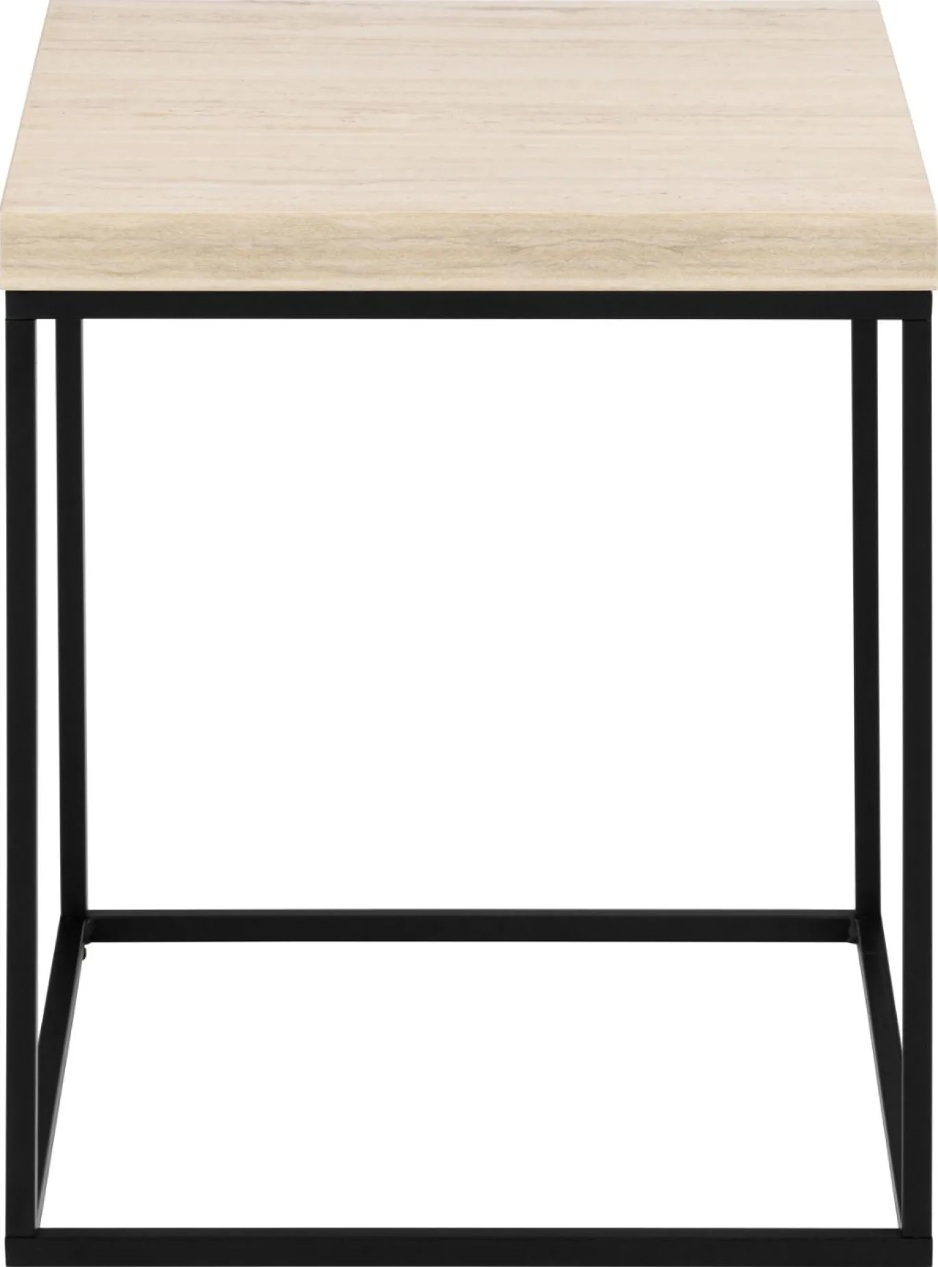 Salontafel Calen Travertin Beige 40x40cm - Giga Living