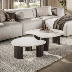 Salontafel Ceramo Aperto Set Van 2 3d Keramiek Taj Mahal - Giga Meubel