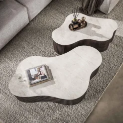 Salontafel Ceramo Grande Set Van 2 3d Keramiek Taj Mahal - Giga Meubel