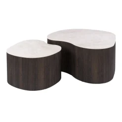 Salontafel Ceramo Medio Set Van 2 3d Keramiek Taj Mahal - Giga Meubel