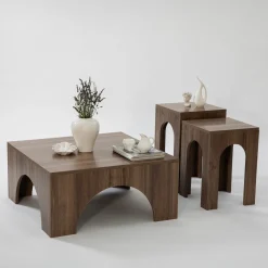 Salontafel Collesium Walnoot 80cm