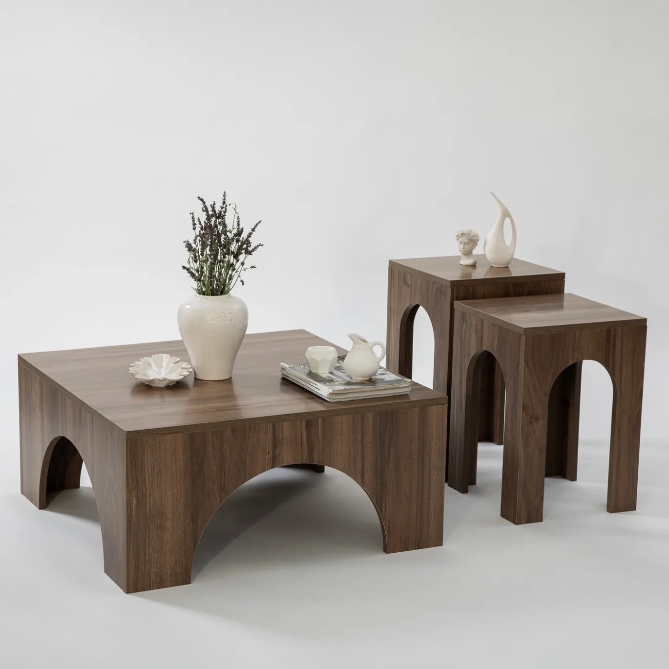 Salontafel Collesium Walnoot 80cm