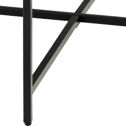 Salontafel Colton Rond Zwart Ø70cm - Giga Living