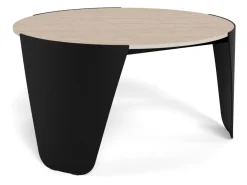 Salontafel Cora Keramiek Beige Ø80cm - Giga Living