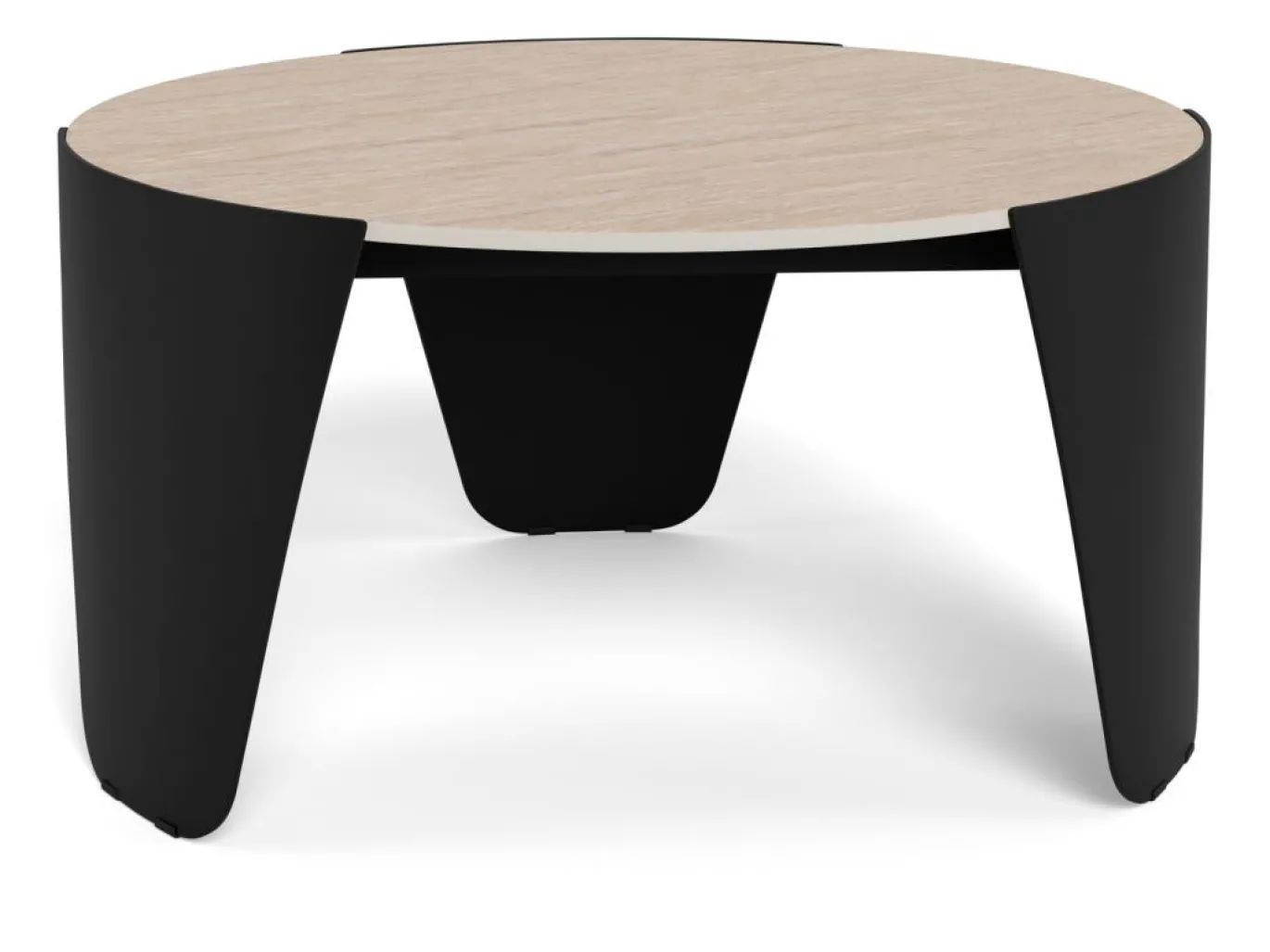 Salontafel Cora Keramiek Beige Ø80cm - Giga Living