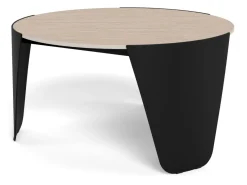 Salontafel Cora Keramiek Beige Ø80cm - Giga Living