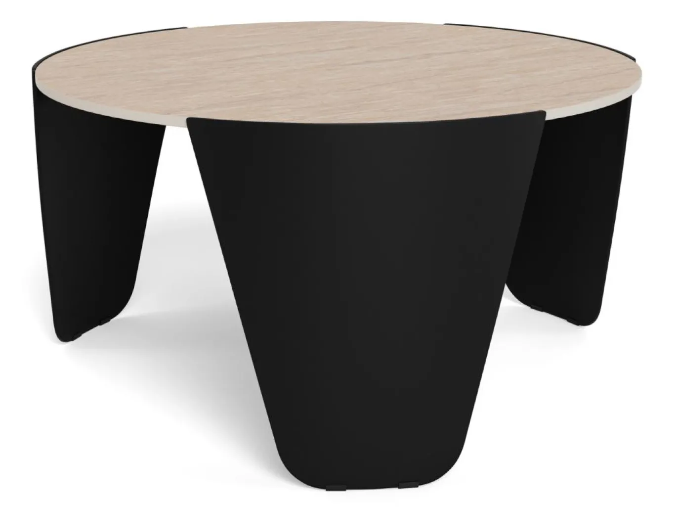 Salontafel Cora Keramiek Beige Ø80cm - Giga Living