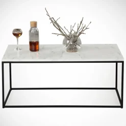Salontafel Cosco Wit Marmerlook 95cm