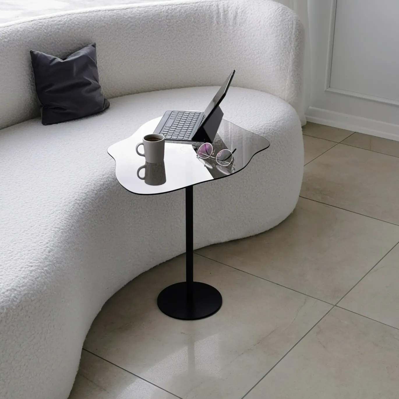Salontafel Dior Smoke Organisch 60cm
