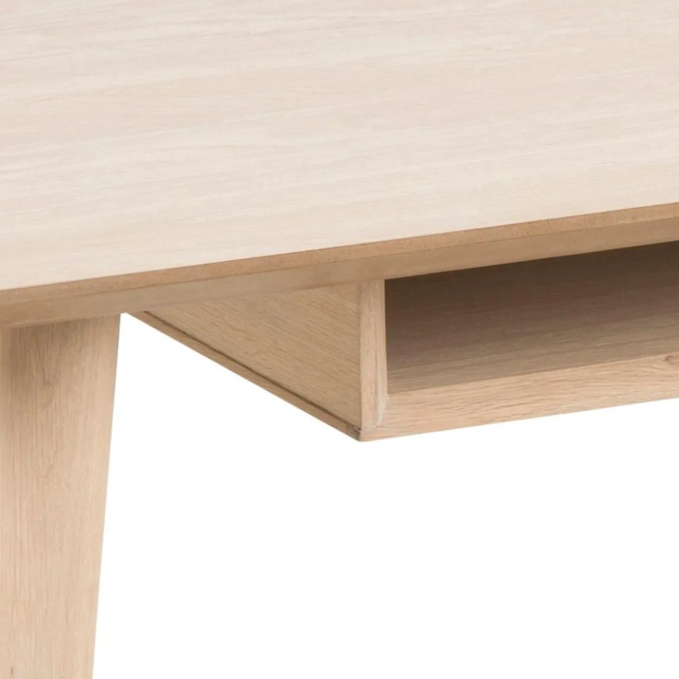 Salontafel Dysta Eikenfineer Wit 115cm - Giga Living