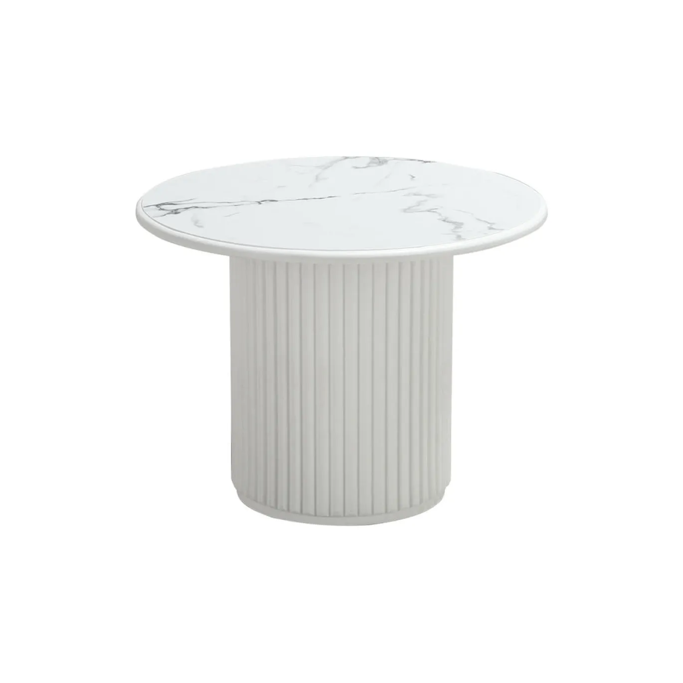 Salontafel Easy Wit Ø60cm - Giga Meubel