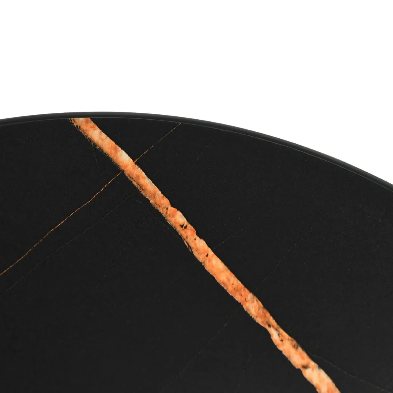 Salontafel Easy Zwart Ø80cm - Giga Meubel