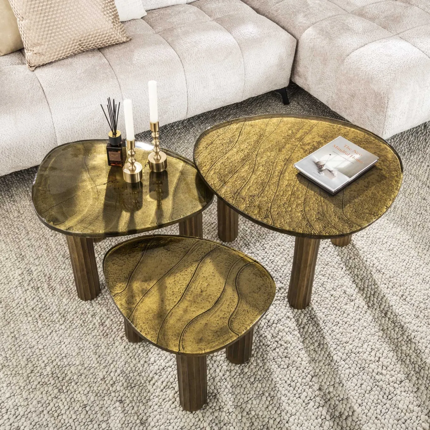 Salontafel Eclipse Goud S - Giga Meubel