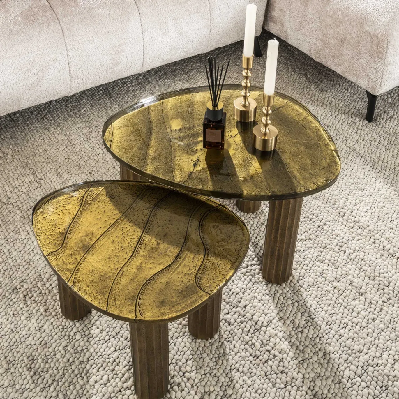 Salontafel Eclipse Goud S - Giga Meubel