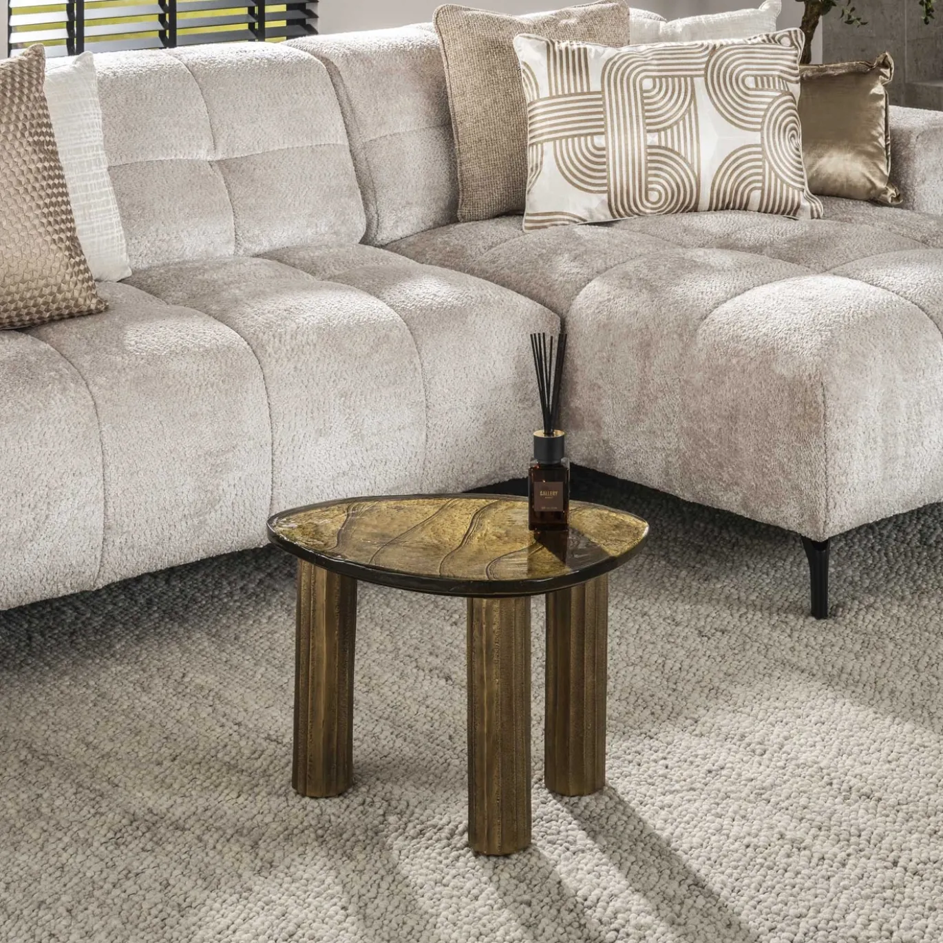 Salontafel Eclipse Goud S - Giga Meubel