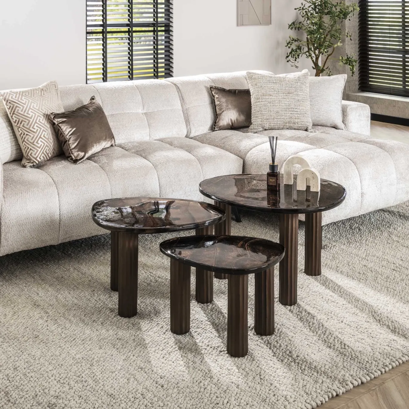 Salontafel Eclipse Koper M - Giga Meubel