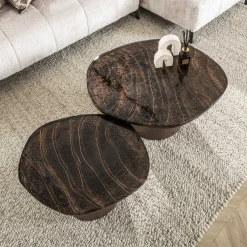 Salontafel Eclipse Koper Set van 2 - Giga Meubel