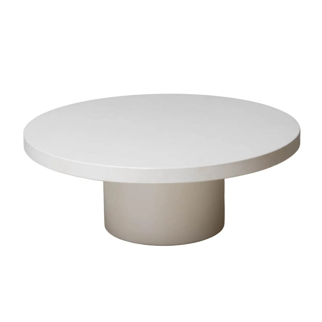 Salontafel Eden Rond Beige 65cm - Giga Meubel