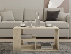 Salontafel Eros Travertinlook 80cm
