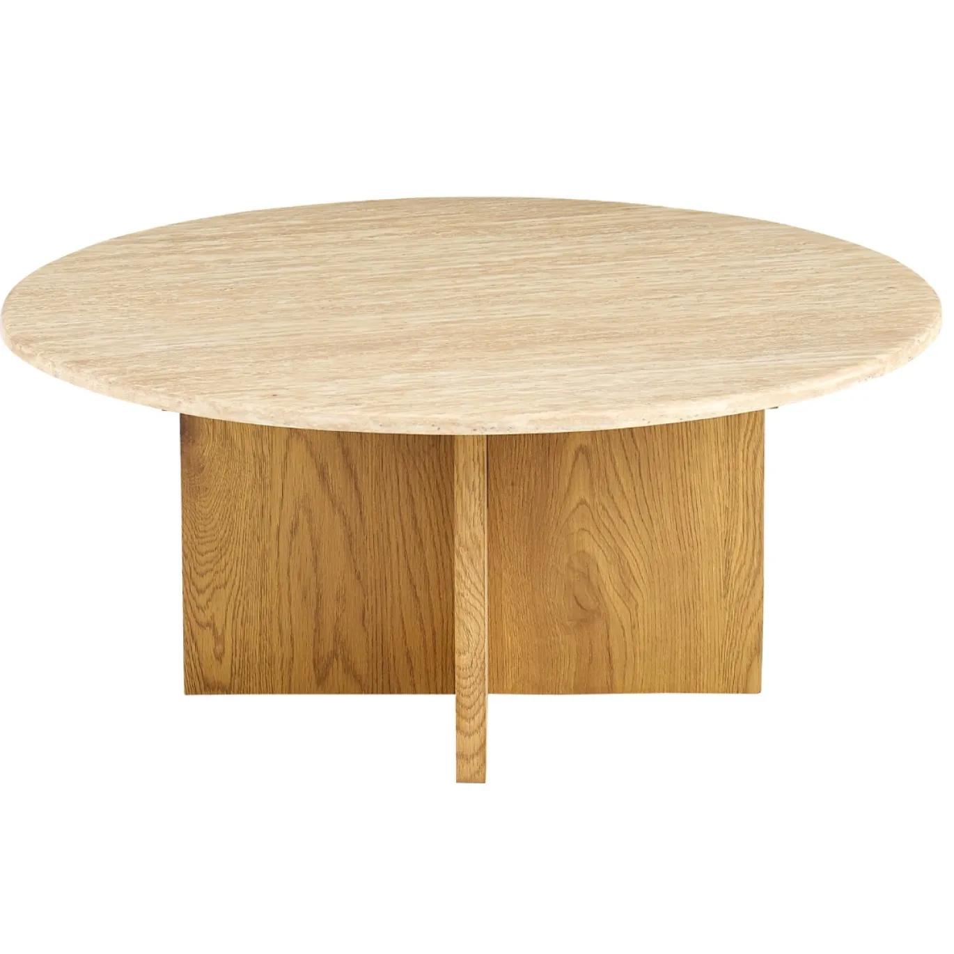 Salontafel Faria Marmer Rond 80cm - Giga Meubel