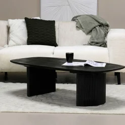Salontafel Feline Zwart 130cm - Giga Meubel