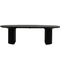 Salontafel Feline Zwart 130cm - Giga Meubel