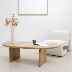 Salontafel Floor Naturel Acaciahout 135cm - Giga Meubel