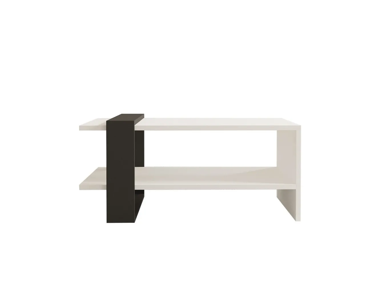 Salontafel Funda Wit/Antraciet 80cm