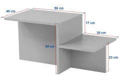 Salontafel Harmony Travertinlook