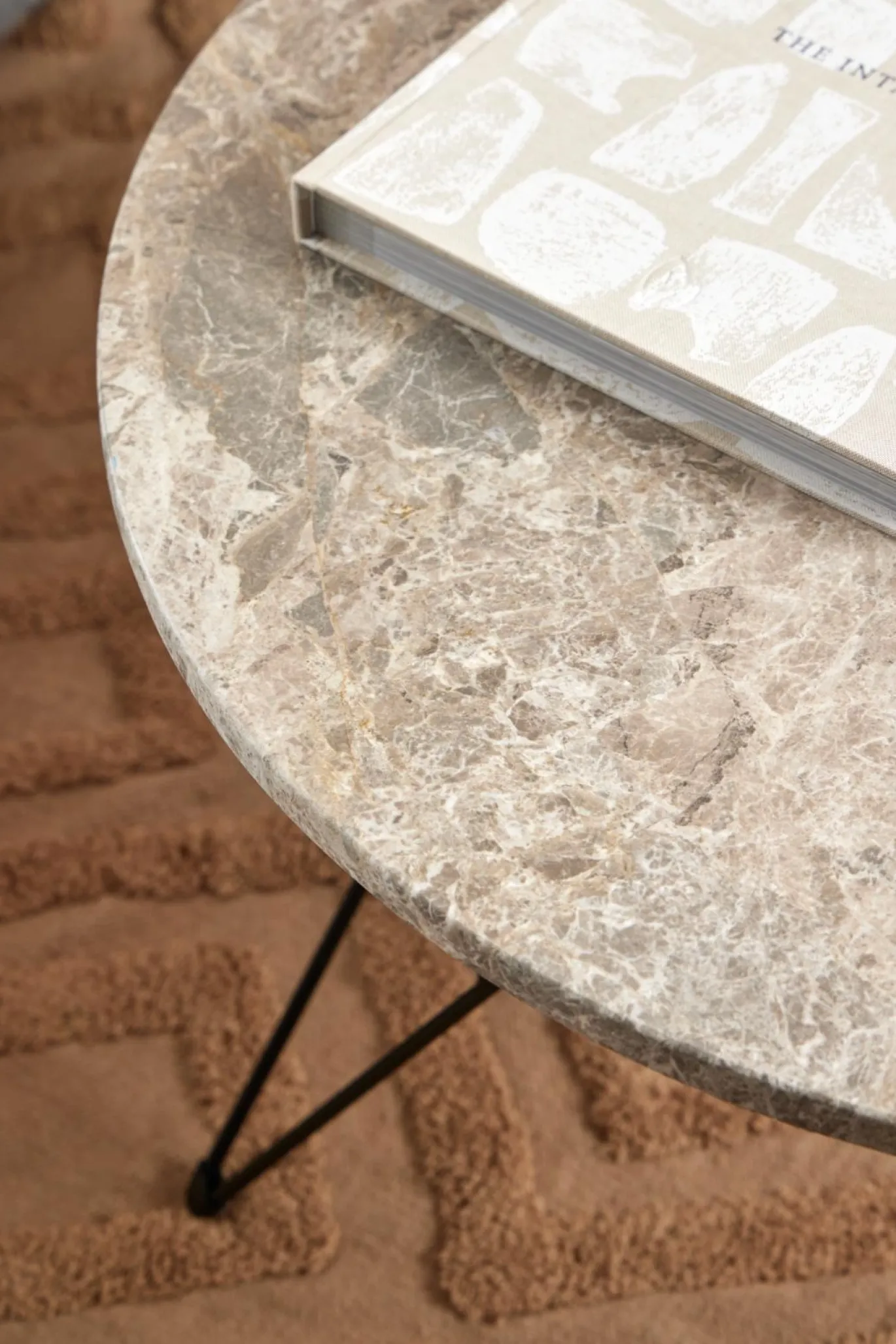 Salontafel Hermanson Stone Ø80x46,2cm Marmer - Giga Living