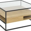 Salontafel Hibernia Vierkant MDF Naturel - Giga Living