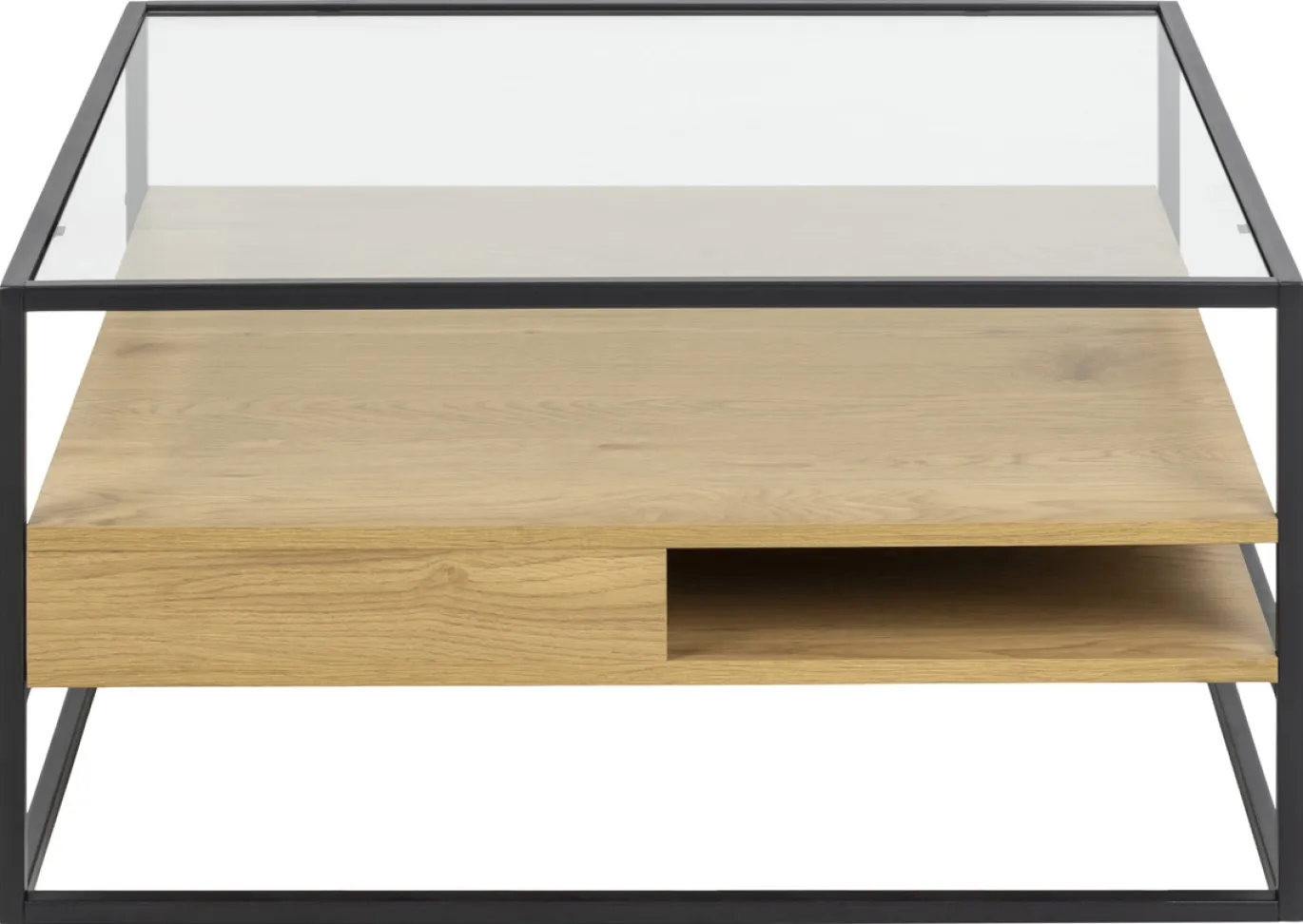 Salontafel Hibernia Vierkant MDF Naturel - Giga Living