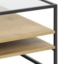 Salontafel Hibernia Vierkant MDF Naturel - Giga Living