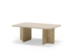 Salontafel Hillary 100cm Crème Eiken - Giga Meubel