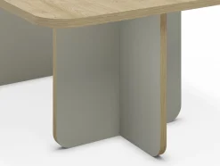 Salontafel Hillary 100cm Eiken Groen/eiken Edge - Giga Meubel