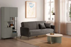Salontafel Hillary Rond 80cm Eiken Groen/eiken - Giga Meubel