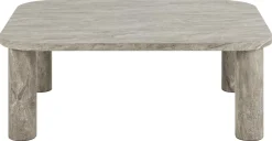Salontafel In-Beom Paper Grijs Marmer 100cm - Giga Living