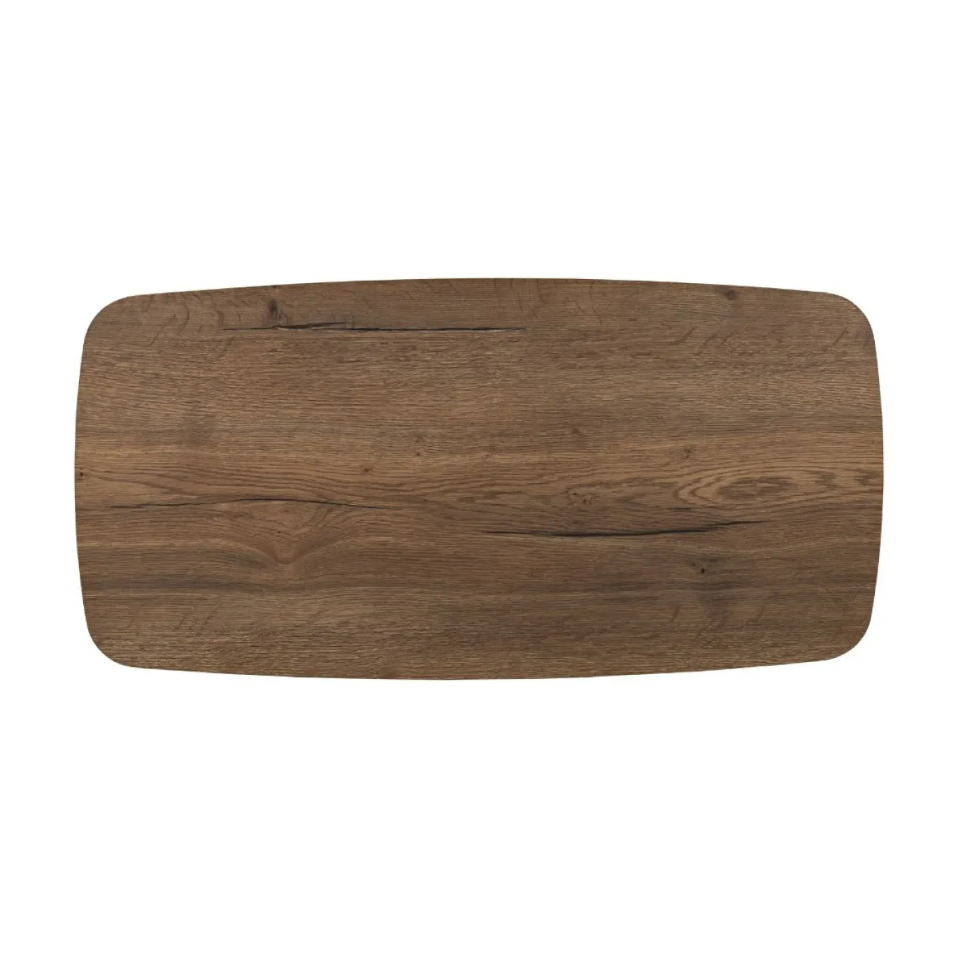 Salontafel Jaimy Donkerbruin Deens Ovaal 100cm - Giga Meubel