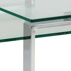 Salontafel Jasper Rechthoekig Glas Transparant Set 115cm - Giga Living