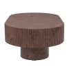 Salontafel Jelte Walnoot Ovaal 110cm - Giga Meubel