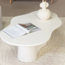 Salontafel Jessie Organisch Beige 120cm - Giga Meubel