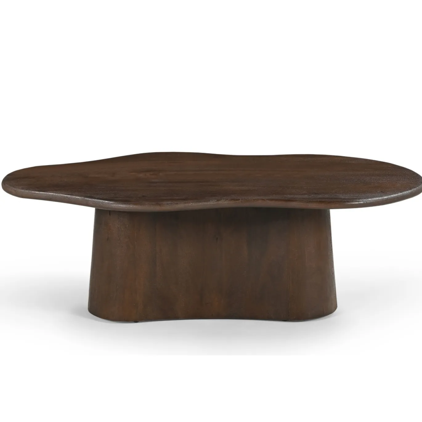 Salontafel Jessie Organisch Walnoot 120cm - Giga Meubel