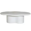 Salontafel Jessie Organisch Off-White 120cm - Giga Meubel