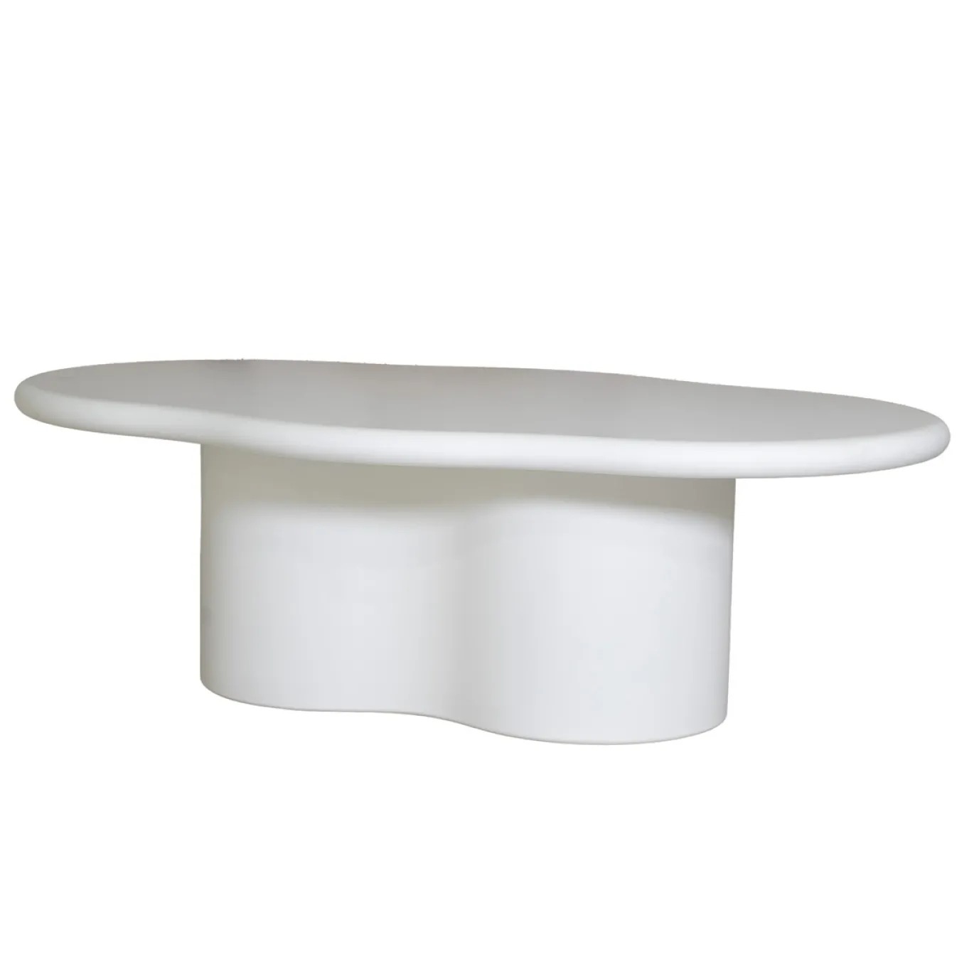 Salontafel Jessie Organisch Off-White 120cm - Giga Meubel