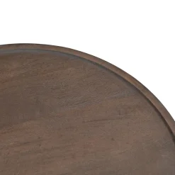 Salontafel Joji Walnoot Ø60cm - Giga Meubel