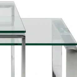 Salontafel Jordis Glas Clear 115cm - Giga Living