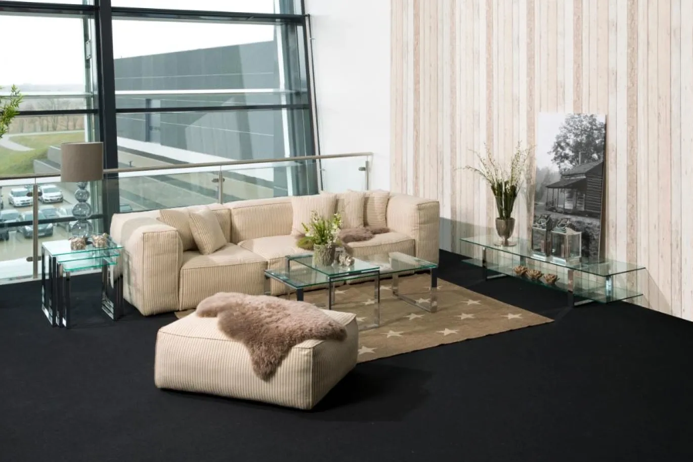 Salontafel Jordis Glas Clear 115cm - Giga Living